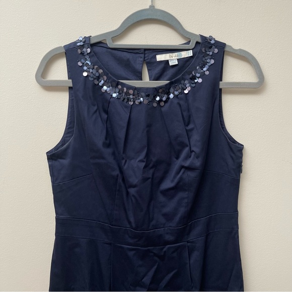 Boden Knee Length Sheath Dress with Sequins - Picture 2 of 13